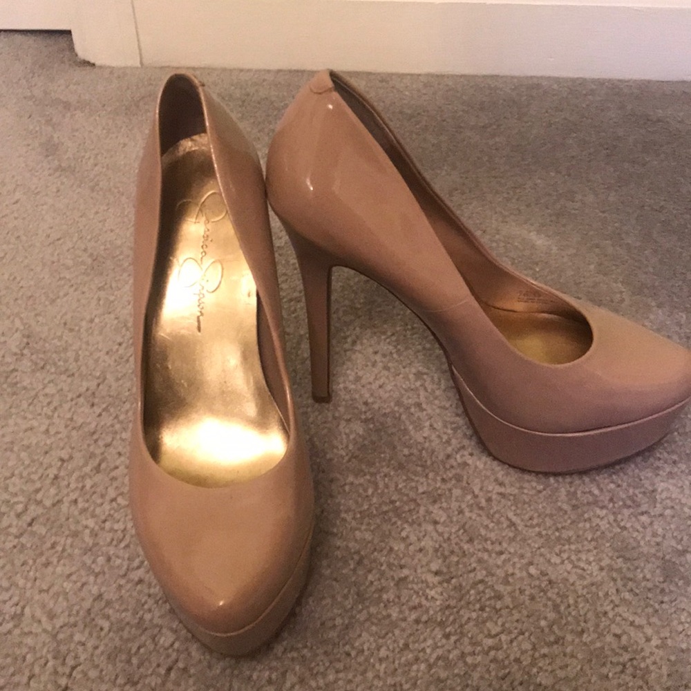 Jessica Simpson Beige Heels